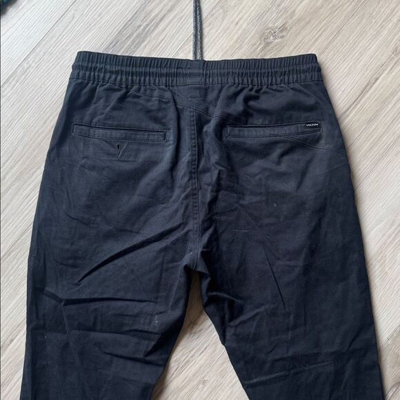 Volcom - Frickin Slim Jogger Black - Pants Size Medium - Picture 5 of 7